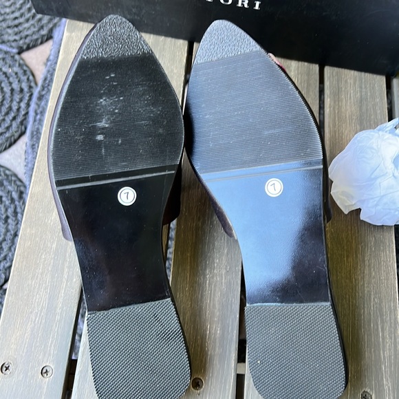 Natori Satin Embroidered Mule Slippers - Picture 8 of 11